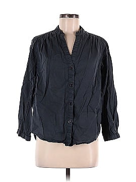 Mother 3/4 Sleeve Button-Down Shirt (view 1)