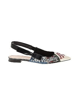 Christian Dior Patch Embroidered Sweet D Sling-Back Flats (view 1)