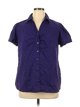 Lane Bryant Short Sleeve Button-Down Shirt (view 1)