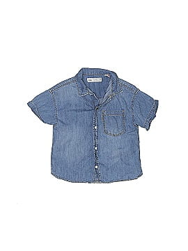 Zara Baby Short Sleeve Button-Down Shirt (view 1)