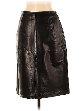 Ann Taylor Leather Skirt (view 2)