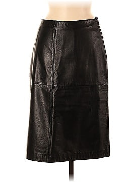 Ann Taylor Leather Skirt (view 1)