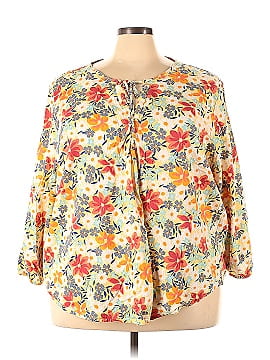 St. John's Bay Long Sleeve Blouse (view 1)