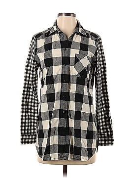 American Eagle Outfitters Long Sleeve Button-Down Shirt (view 1)