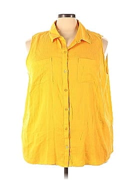 Cj Banks Sleeveless Button-Down Shirt (view 1)