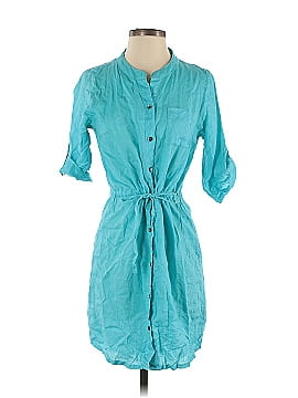 Blue Saks Fifth Avenue Casual Dress (view 1)