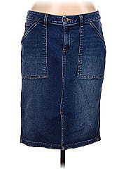 Garnet Hill Denim Skirt