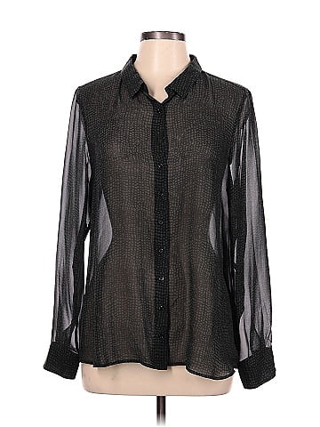 Eileen Fisher Long Sleeve Silk Top (view 1)