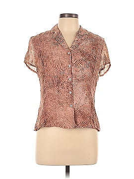 Kate Hill Short Sleeve Silk Top (view 1)