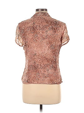 Kate Hill Short Sleeve Silk Top (view 2)