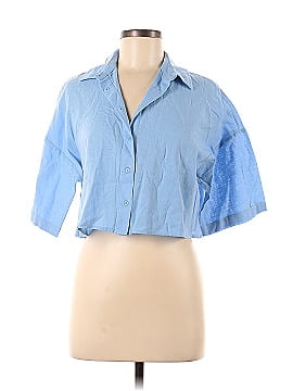 Primark Short Sleeve Button-Down Shirt (view 1)