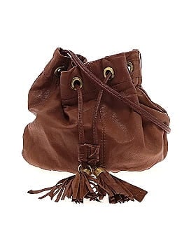 Topshop Leather Bucket Bag (view 1)