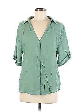Cupshe 3/4 Sleeve Button-Down Shirt (view 1)