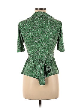 Diane von Furstenberg Short Sleeve Silk Top (view 2)