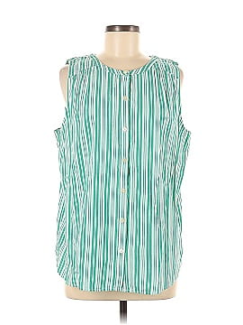 Ann Taylor LOFT Sleeveless Button-Down Shirt (view 1)