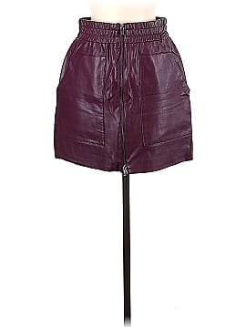 French Connection Faux Leather Skirt (view 1)