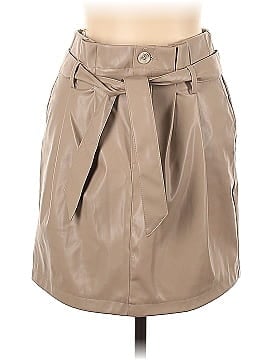 Kendall & Kylie Faux Leather Skirt (view 1)