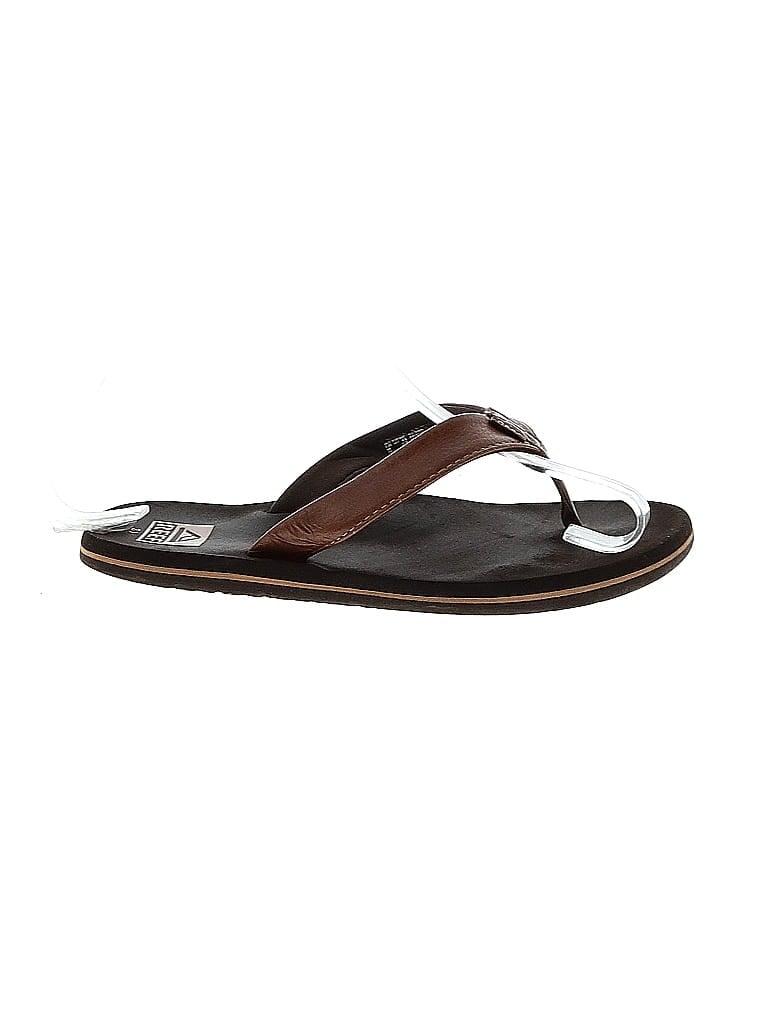 Click to view more detailed imagery on our partner's website Pre-owned Reef Kids' Flip Flops In Brown