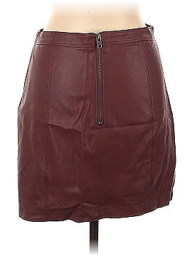 Shinestar Faux Leather Skirt (view 2)