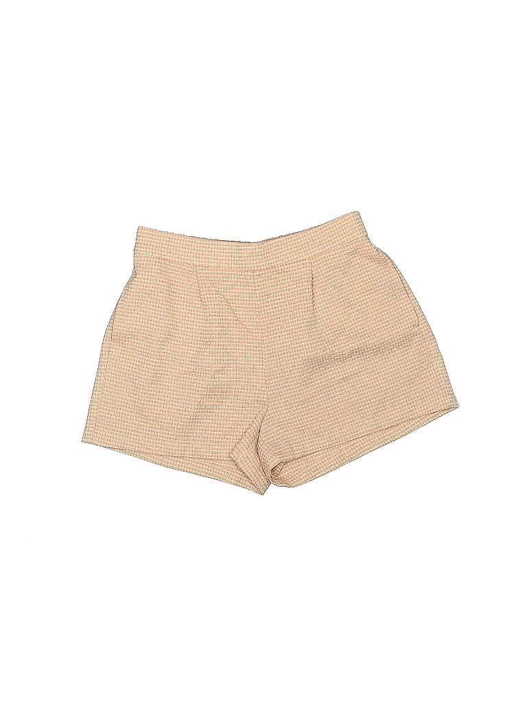 HG by Collection Chevron-herringbone Stripes Tan Shorts Size M - photo 1