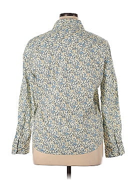 AK Anne Klein Long Sleeve Button-Down Shirt (view 2)