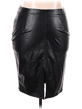 RAMISU Faux Leather Skirt (view 1)