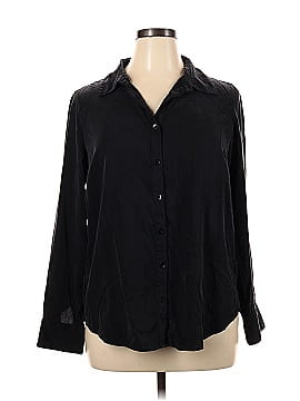 Universal Standard Long Sleeve Button-Down Shirt (view 1)