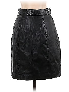 Byrnes & Baker Leather Skirt (view 1)