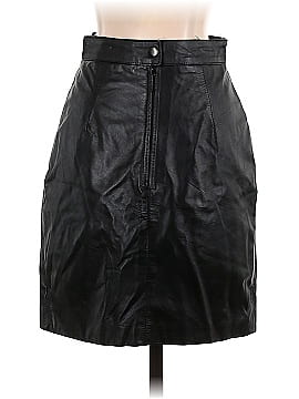 Byrnes & Baker Leather Skirt (view 2)