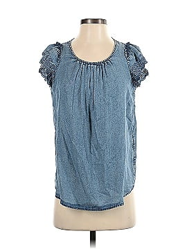 LC Lauren Conrad Short Sleeve Blouse (view 1)