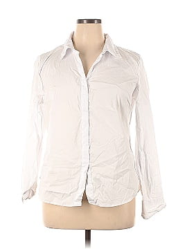 SPANX Long Sleeve Button-Down Shirt (view 1)