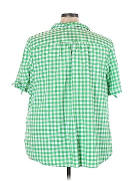 Roaman's Short Sleeve Button-Down Shirt (view 2)