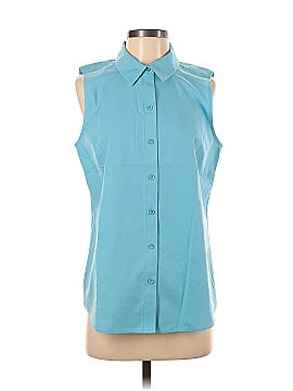 Coldwater Creek Sleeveless Button-Down Shirt (view 1)