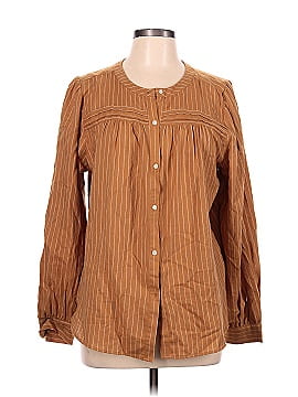 Ann Taylor LOFT Long Sleeve Button-Down Shirt (view 1)