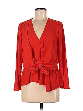 Topshop Long Sleeve Blouse (view 1)