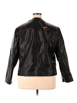 Olivia Miller Faux Leather Jacket (view 2)