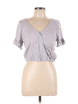 Charlotte Russe Short Sleeve Blouse (view 1)