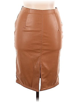 RAMISU Faux Leather Skirt (view 1)