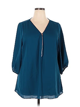 City Chic 3/4 Sleeve Blouse (view 1)