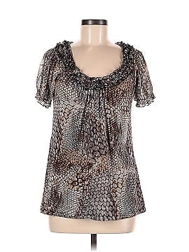 INC International Concepts Short Sleeve Blouse (view 1)