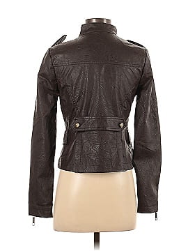 Wet Seal Faux Leather Jacket (view 2)