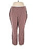 A New Day Houndstooth Checkered-gingham Chevron-herringbone Tweed Metallic Silver Casual Pants Size 17 - photo 1