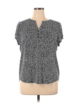 Liz Claiborne Short Sleeve Blouse (view 1)