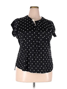 Liz Claiborne Short Sleeve Blouse (view 1)