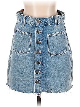 Zara TRF Denim Skirt (view 1)