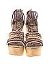 Sam Edelman Color Block Aztec Or Tribal Print Tan Heels Size 9 - photo 2