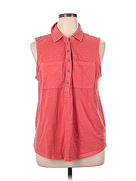 Sonoma Goods for Life Sleeveless Button-Down Shirt (view 1)