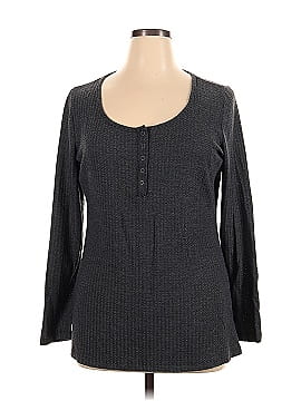 Torrid Long Sleeve Henley (view 1)