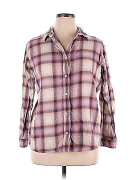 Wrangler Jeans Co 3/4 Sleeve Button-Down Shirt (view 1)
