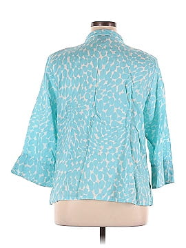 Carole Little 3/4 Sleeve Button-Down Shirt (view 2)